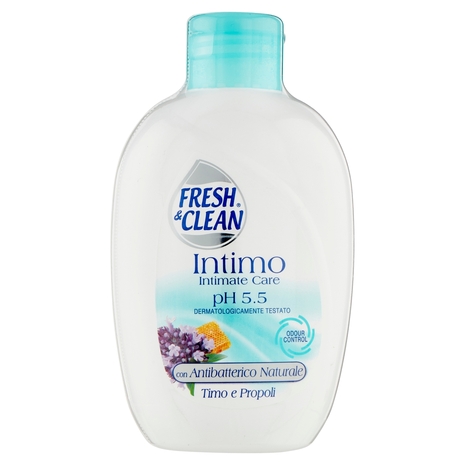 Fresh & Clean Intimo pH 5.5 con Antibatterico Naturale Timo e Propoli 200 ml